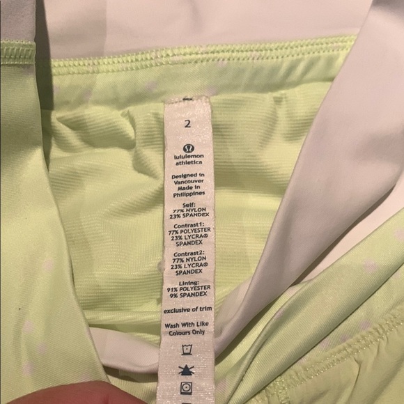 lululemon athletic lime green Athletic Shorts - Picture 3 of 7